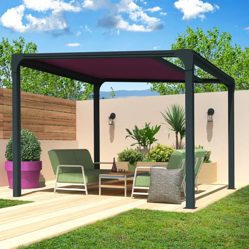 pergola toile enroulable